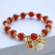 Year of the Dragon Red Agate Green Aventurine Bracelet Year of the Dragon Red Agate Green Aventurine Bracelet