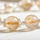Sterling Silver Citrine Moon Star Bracelet Sterling Silver Citrine Moon Star Bracelet