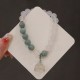 White Agate Jade Lotus Peace Buckle Protection Bracelet White Agate Jade Lotus Peace Buckle Protection Bracelet