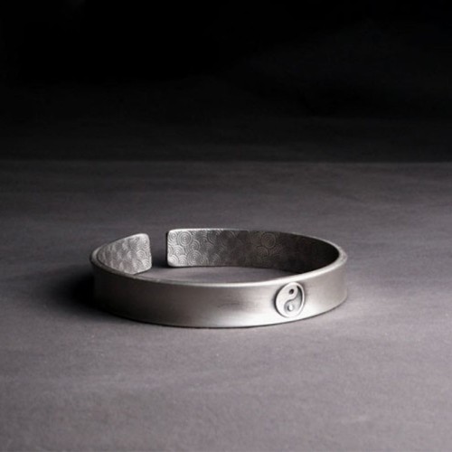 999 Sterling Silver Yin Yang Harmony Balance Bracelet 999 Sterling Silver Yin Yang Harmony Balance Bracelet
