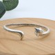 Engraved Fox Luck Copper Cuff Bracelet