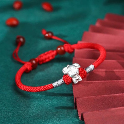 999 Sterling Silver Chinese Zodiac Luck Bracelet 999 Sterling Silver Chinese Zodiac Luck Bracelet