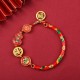 Tibetan Gourd Fortune Happiness Lion Wealth Bracelet