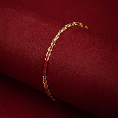 Handmade Five Color Thread Luck Bracelet Handmade Five Color Thread Luck Bracelet