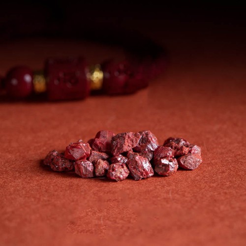 Cinnabar Om Mani Padme Hum Blessing Bracelet