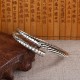 Retro Heart Sutra Twisted Design Balance Bangle