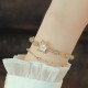 Gold Plated Jade Butterfly Flower Luck Bracelet Gold Plated Jade Butterfly Flower Luck Bracelet
