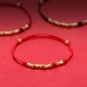 925 Silver Bamboo Design Protection Luck Braided Bracelet 925 Silver Bamboo Design Protection Luck Braided Bracelet