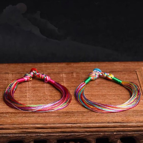 Tibetan Handmade Colorful Dragon Boat Festival Protection Bracelet Tibetan Handmade Colorful Dragon Boat Festival Protection Bracelet