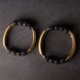 Tibetan Ebony Wood Copper Double Layer Balance Bracelet