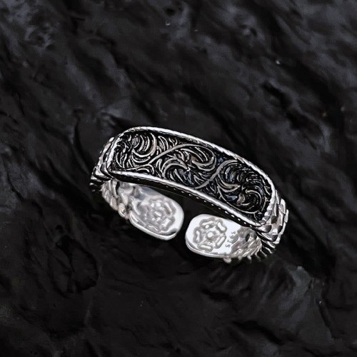 Engraved Copper Tang Dynasty Luck Cuff Bangle Engraved Copper Tang Dynasty Luck Cuff Bangle