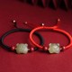 Jade Cinnabar Lucky Tiger Bracelet