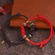 Red Jade Fortune Knot Couple Bracelet Red Jade Fortune Knot Couple Bracelet