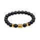Natural Black Onyx Fortune Bracelet Natural Black Onyx Fortune Bracelet