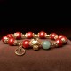 Year of the Dragon Cinnabar Blessing Bracelet
