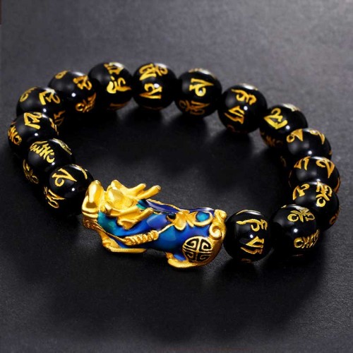 Feng Shui PiXiu Obsidian Wealth Bracelet