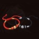 999 Silver Copper Coin Protection Luck Beaded String Bracelet 999 Silver Copper Coin Protection Luck Beaded String Bracelet