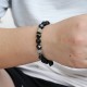 Black Obsidian Glitter Stone Purification Bracelet Black Obsidian Glitter Stone Purification Bracelet