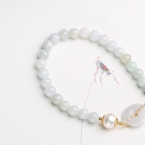 Natural Jade Pearl Prosperity Luck Bracelet Natural Jade Pearl Prosperity Luck Bracelet