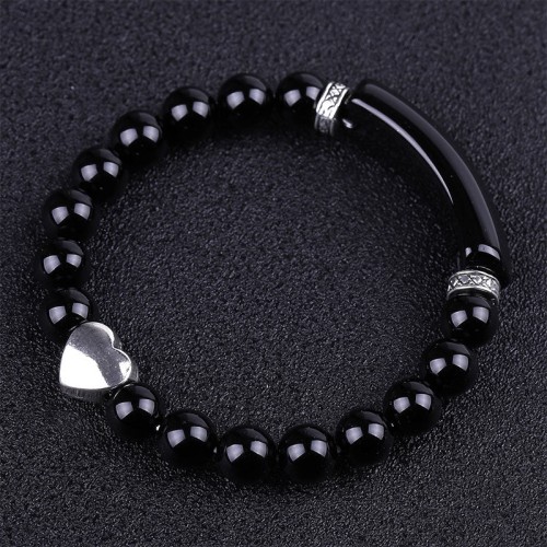 Crystal Beads Unisex Heart Bracelet Crystal Beads Unisex Heart Bracelet