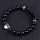 Crystal Beads Unisex Heart Bracelet Crystal Beads Unisex Heart Bracelet