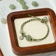 Plum Blossom Jade Prosperity Braided Bracelet