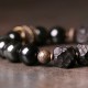 Natural Garnet Pink Crystal Love Bracelet
