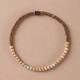Sandalwood Turquoise Protection Double Wrap Bracelet