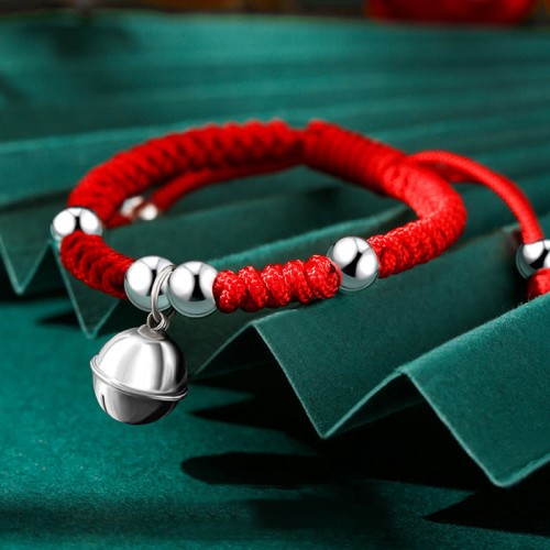 925 Sterling Silver Fu Character Lucky Money Bag Kids Bracelet 925 Sterling Silver Fu Character Lucky Money Bag Kids Bracelet