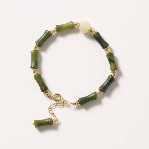 Glass Bead Bamboo Luck Strength Bracelet Glass Bead Bamboo Luck Strength Bracelet