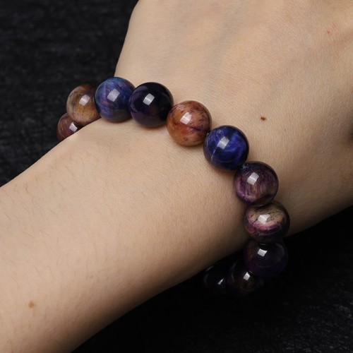 Purple Tiger Eye Protection Strength Bracelet