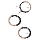 Tibetan Bodhi Seed Black Obsidian Copper Peace Bracelet Tibetan Bodhi Seed Black Obsidian Copper Peace Bracelet