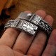 Retro Vine Totem Pattern Healing Bracelet