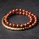 Red Jasper Moss Agate Black Obsidian Peace Bracelet Red Jasper Moss Agate Black Obsidian Peace Bracelet