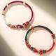 Handmade Peach Blossom Peace Knot Luck Bracelet