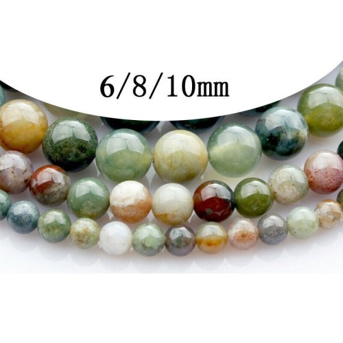 India Agate Beads Luck Yoga Bracelet