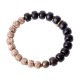 Tibetan Bodhi Seed Black Obsidian Copper Peace Bracelet Tibetan Bodhi Seed Black Obsidian Copper Peace Bracelet