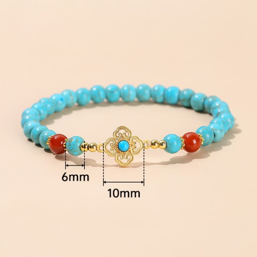 Turquoise Bead Protection Balance Bracelet Turquoise Bead Protection Balance Bracelet
