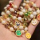 Tibetan Five Gods of Wealth Liuli Glass Bracelet Tibetan Five Gods of Wealth Liuli Glass Bracelet