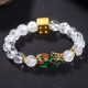 Color-Changing Pixiu White Crystal Wealth Bracelet