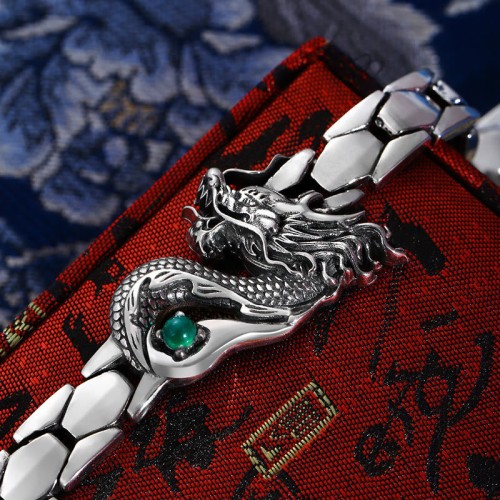 Retro Dragon Pattern Success Bracelet