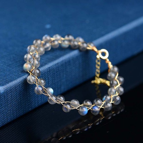 Natural Moonstone Love Blessing Bracelet Natural Moonstone Love Blessing Bracelet