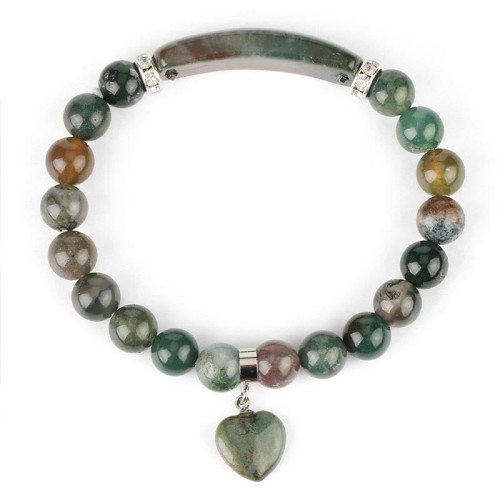 Quartz Heart Healing Beads Bracelet Quartz Heart Healing Beads Bracelet