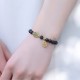 Black Obsidian Hetian Jade Gourd Strength Bracelet Black Obsidian Hetian Jade Gourd Strength Bracelet