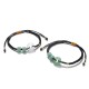 Green Aventurine White Jade Couple Bracelet