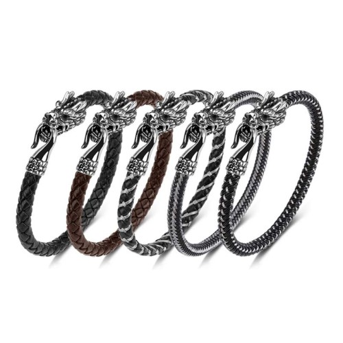 Dragon Titanium Steel Luck Bracelet