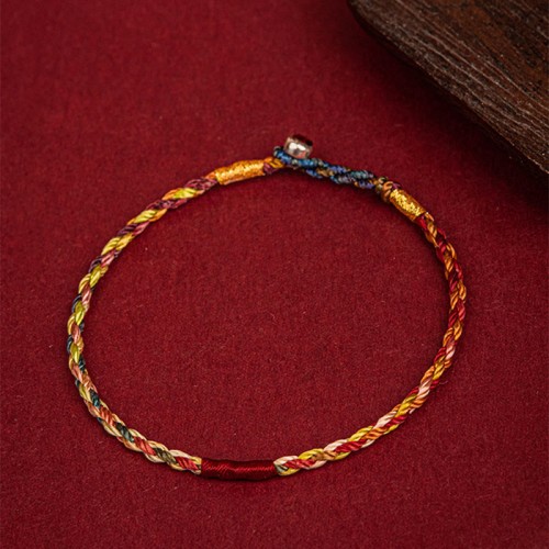 Handmade Five Color Thread Luck Bracelet Handmade Five Color Thread Luck Bracelet