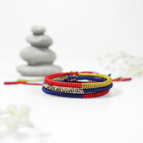 Multicolor King Kong Knot Faith Protection Bracelet Multicolor King Kong Knot Faith Protection Bracelet