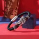 999 Sterling Silver Dragon Luck Braided Bracelet 999 Sterling Silver Dragon Luck Braided Bracelet