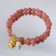 Dragon Strawberry Quartz Pearl Protection Bracelet Dragon Strawberry Quartz Pearl Protection Bracelet